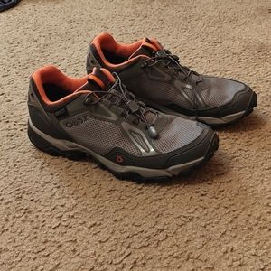 Oboz Men's Hiking Boots Size 11 Orange Grey